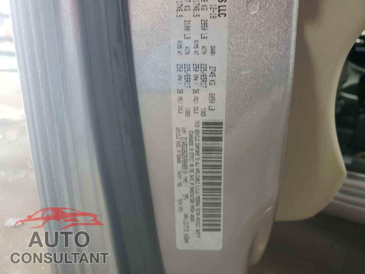 DODGE CARAVAN 2019 - 2C4RDGBG2KR808910