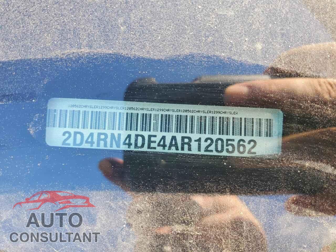 DODGE CARAVAN 2010 - 2D4RN4DE4AR120562
