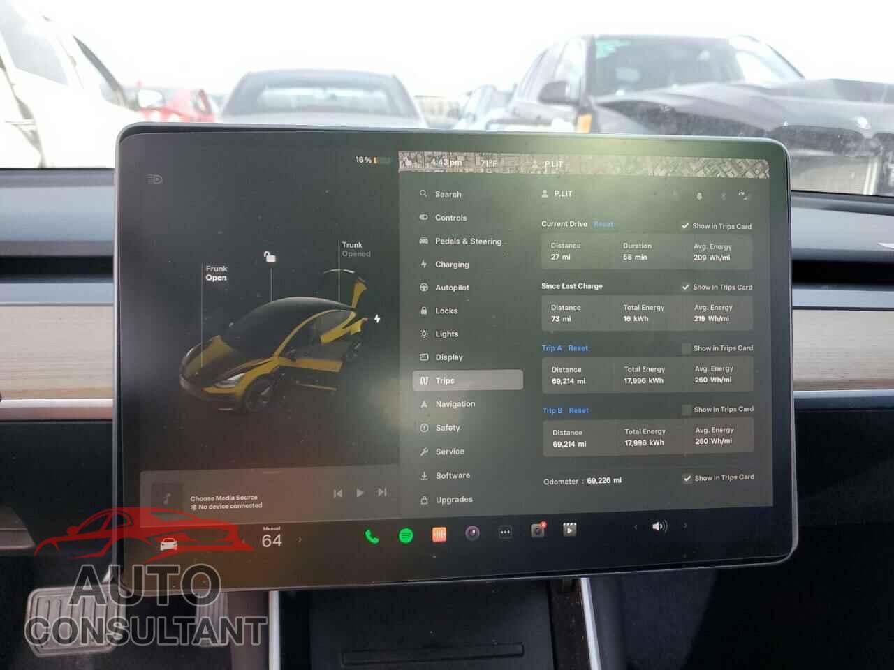 TESLA MODEL 3 2019 - 5YJ3E1EA9KF400830