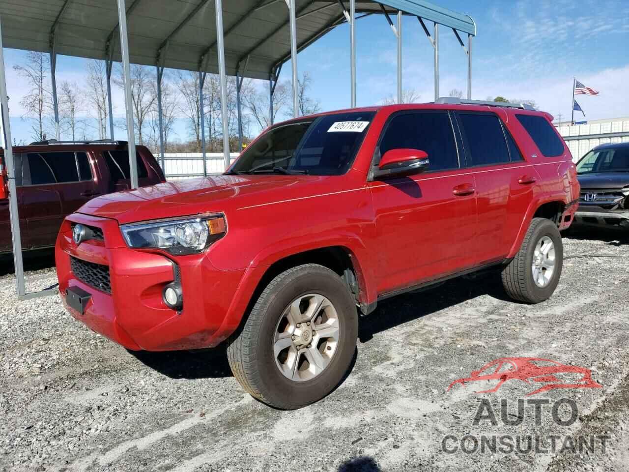 TOYOTA 4RUNNER 2017 - JTEZU5JR8H5151491