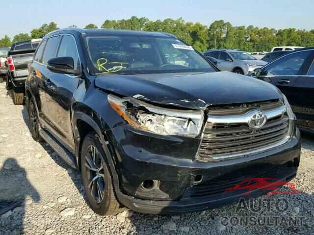 TOYOTA HIGHLANDER 2016 - 5TDKKRFHXGS158194