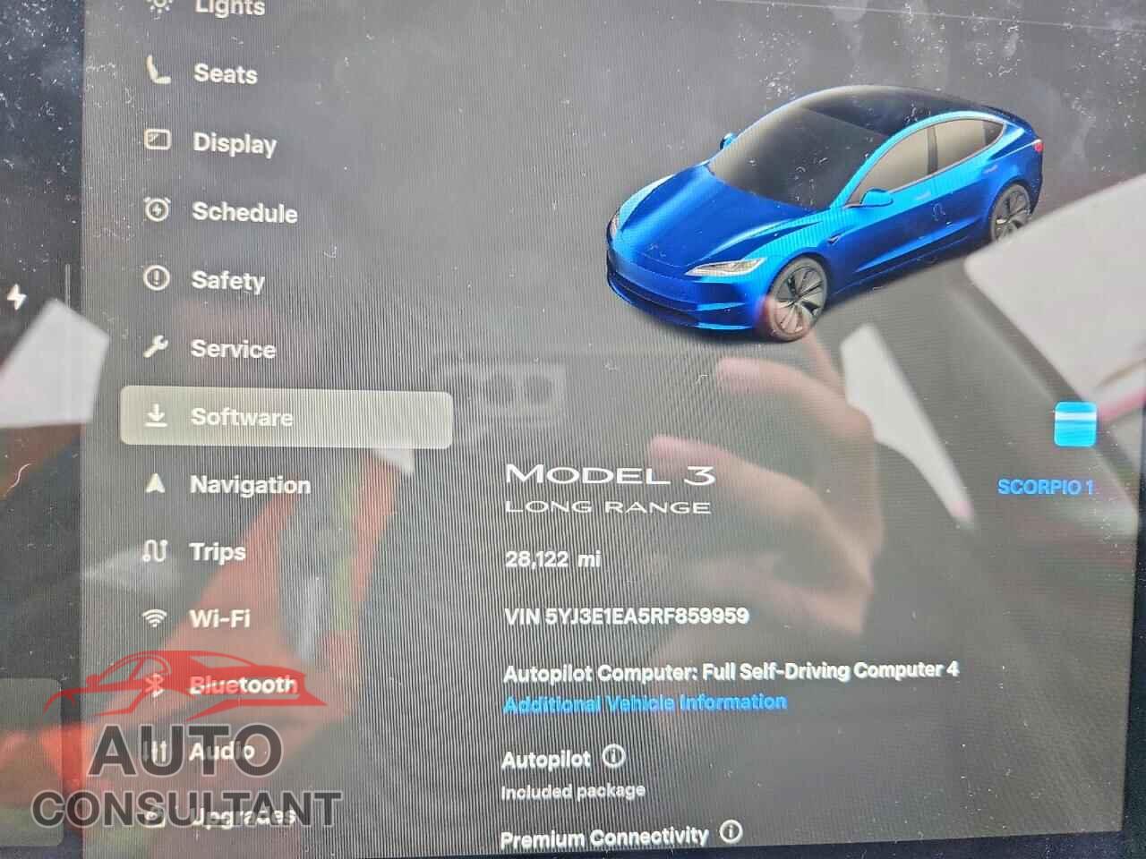 TESLA MODEL 3 2024 - 5YJ3E1EA5RF859959