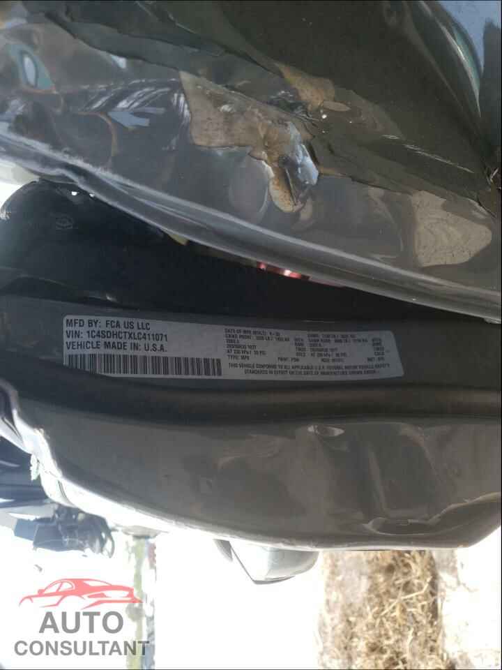 DODGE DURANGO 2020 - 1C4SDHCTXLC411071