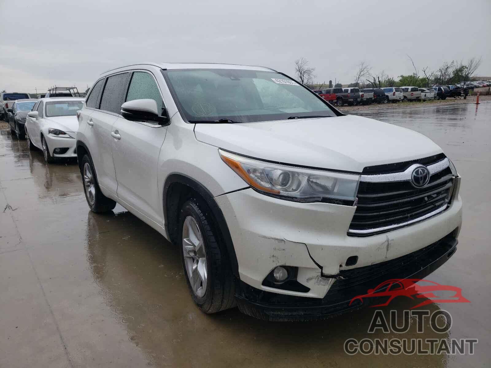 TOYOTA HIGHLANDER 2016 - 5TDYKRFH1GS177968