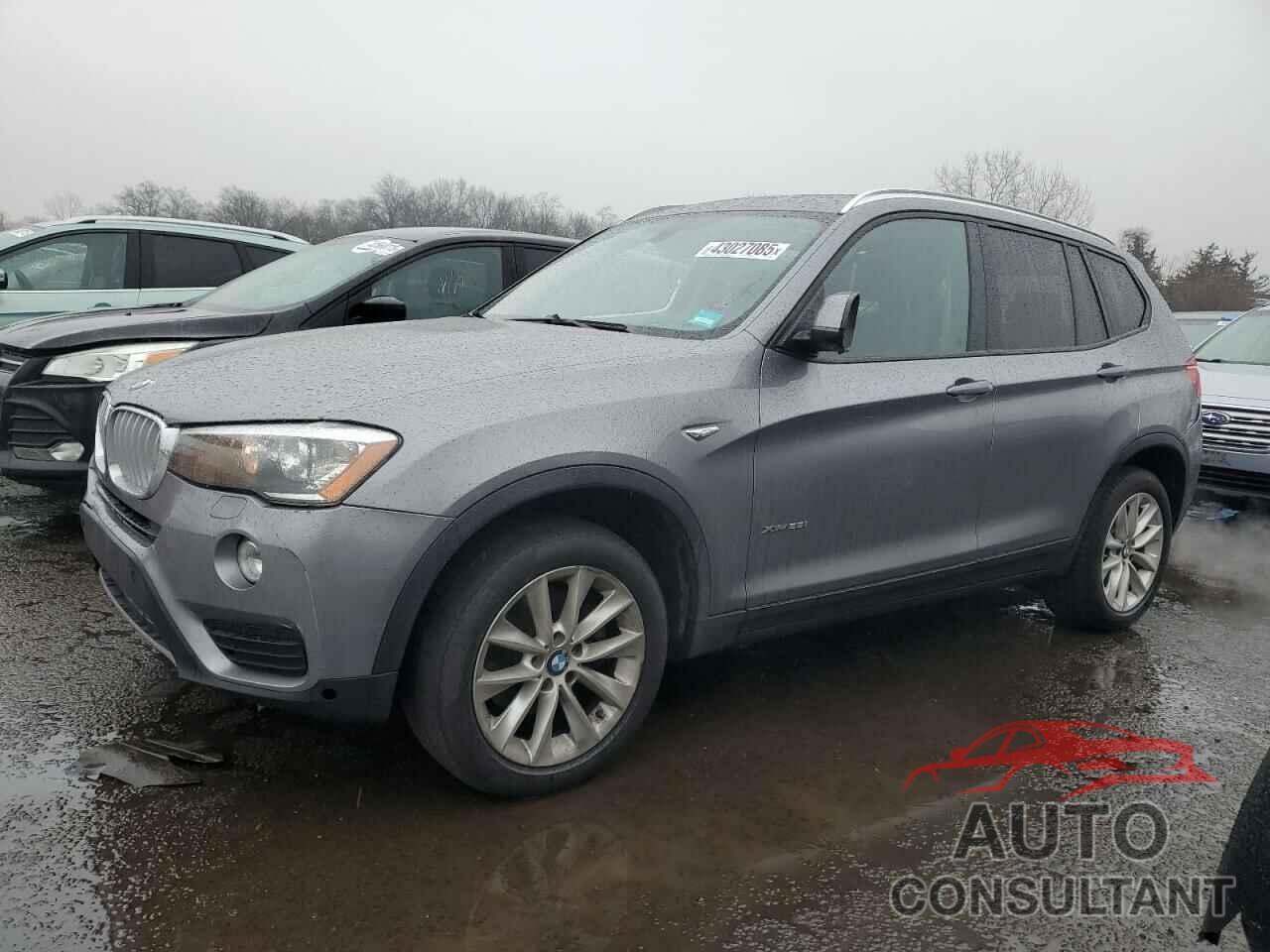 BMW X3 2015 - 5UXWX9C58F0D47586