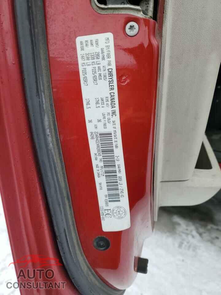 DODGE CARAVAN 2010 - 2D4RN4DEXAR288349