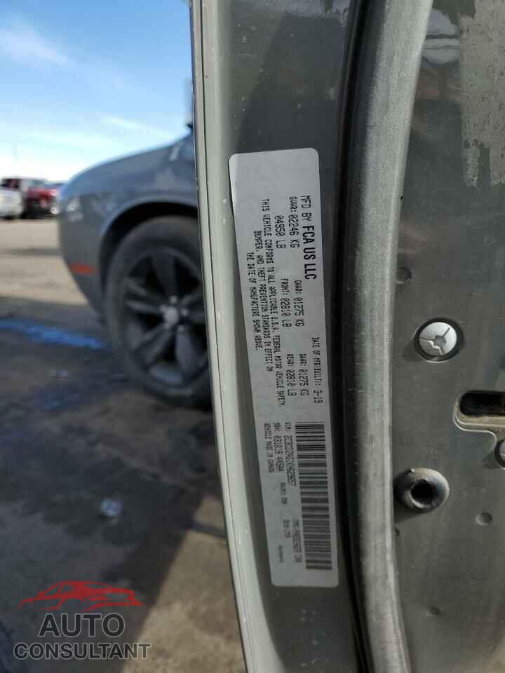 DODGE CHALLENGER 2019 - 2C3CDZAG1KH629657