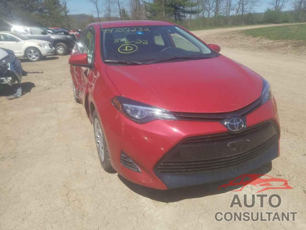 TOYOTA COROLLA 2019 - 2T1BURHE1KC206695