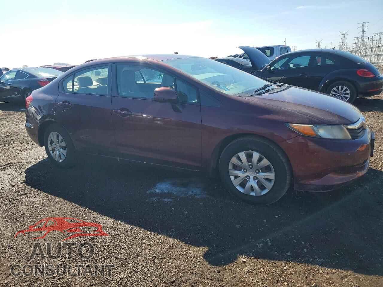 HONDA CIVIC 2012 - 19XFB2F59CE350564
