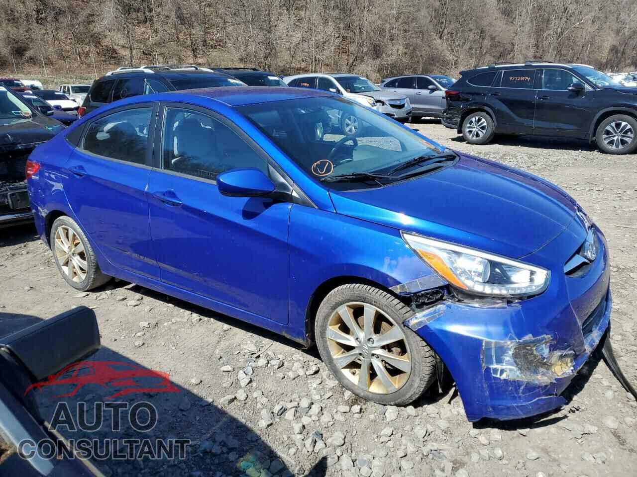 HYUNDAI ACCENT 2014 - KMHCU4AE8EU617841