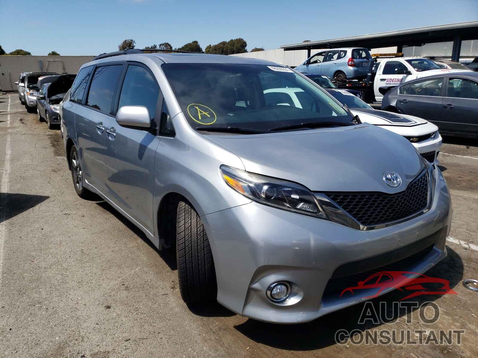 TOYOTA SIENNA 2017 - 5TDXZ3DCXHS856361