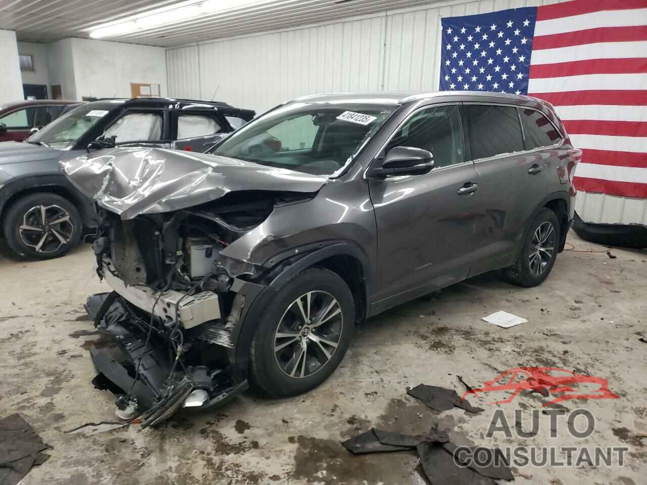 TOYOTA HIGHLANDER 2016 - 5TDJKRFH7GS502642