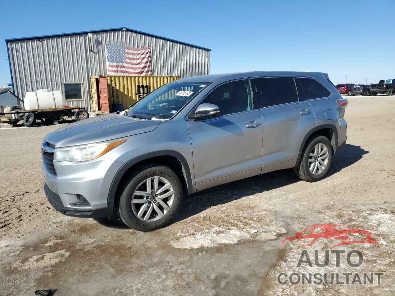 TOYOTA HIGHLANDER 2016 - 5TDZARFH5GS020824