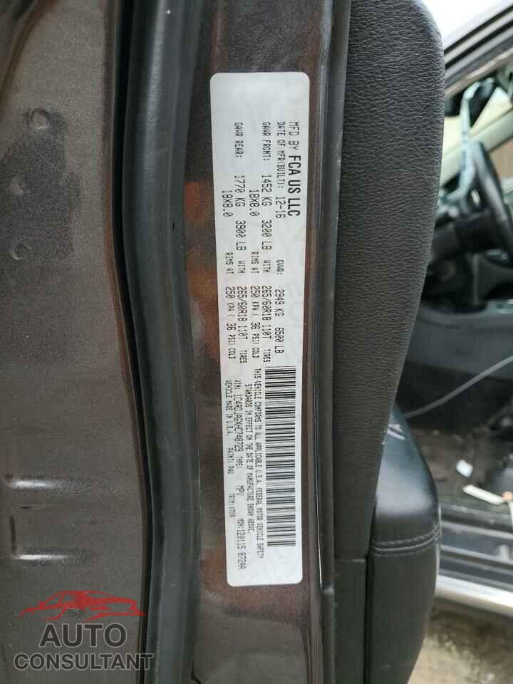 DODGE DURANGO 2017 - 1C4RDJAGXHC748729