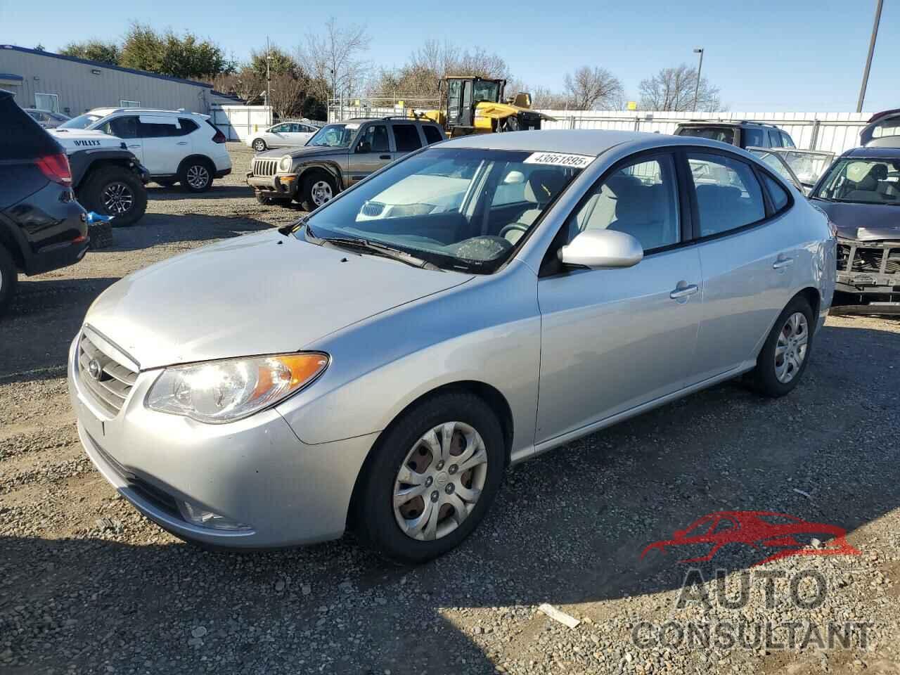 HYUNDAI ELANTRA 2010 - KMHDU4AD6AU013517