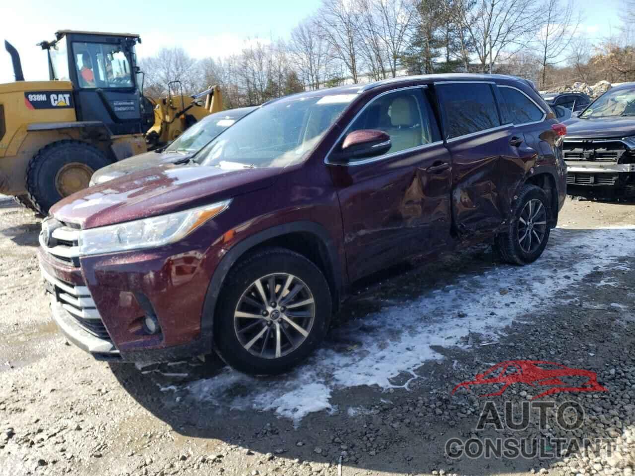 TOYOTA HIGHLANDER 2018 - 5TDJZRFHXJS851345