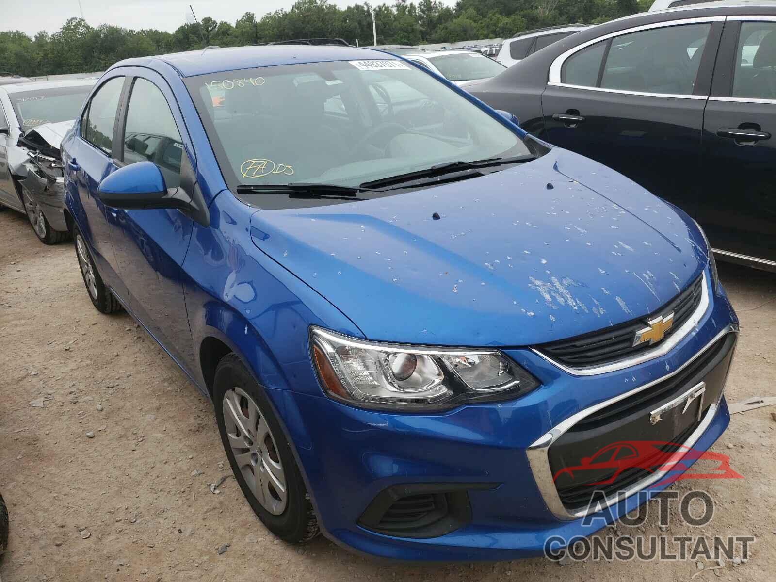 CHEVROLET SONIC 2017 - 1G1JB5SH8H4150840