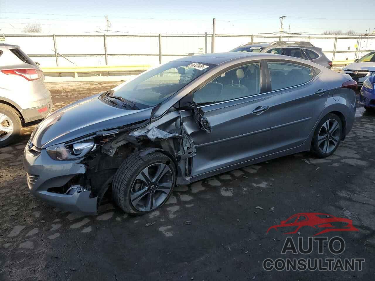 HYUNDAI ELANTRA 2014 - KMHDH4AH6EU103764