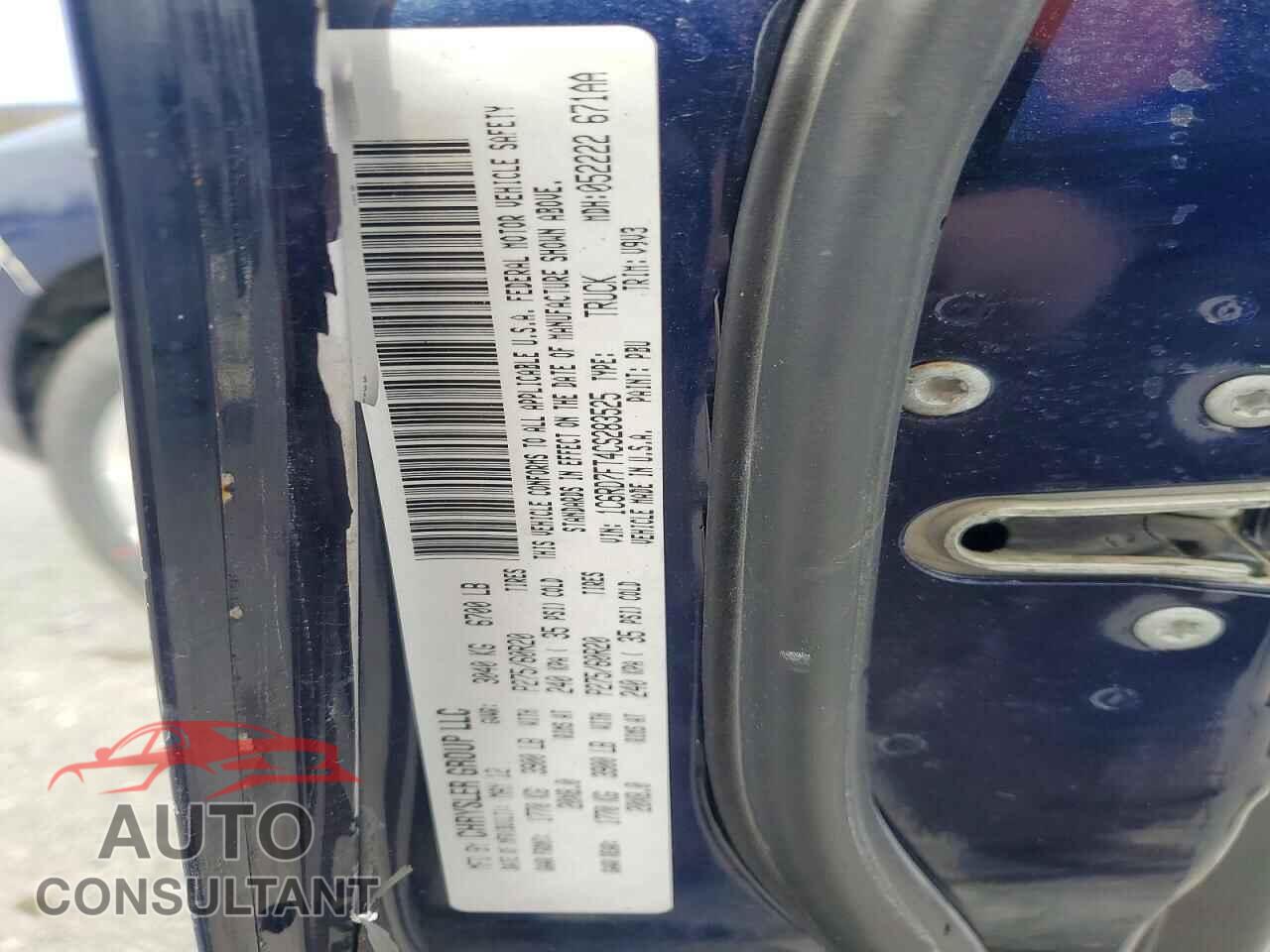 DODGE RAM 1500 2012 - 1C6RD7FT4CS283525