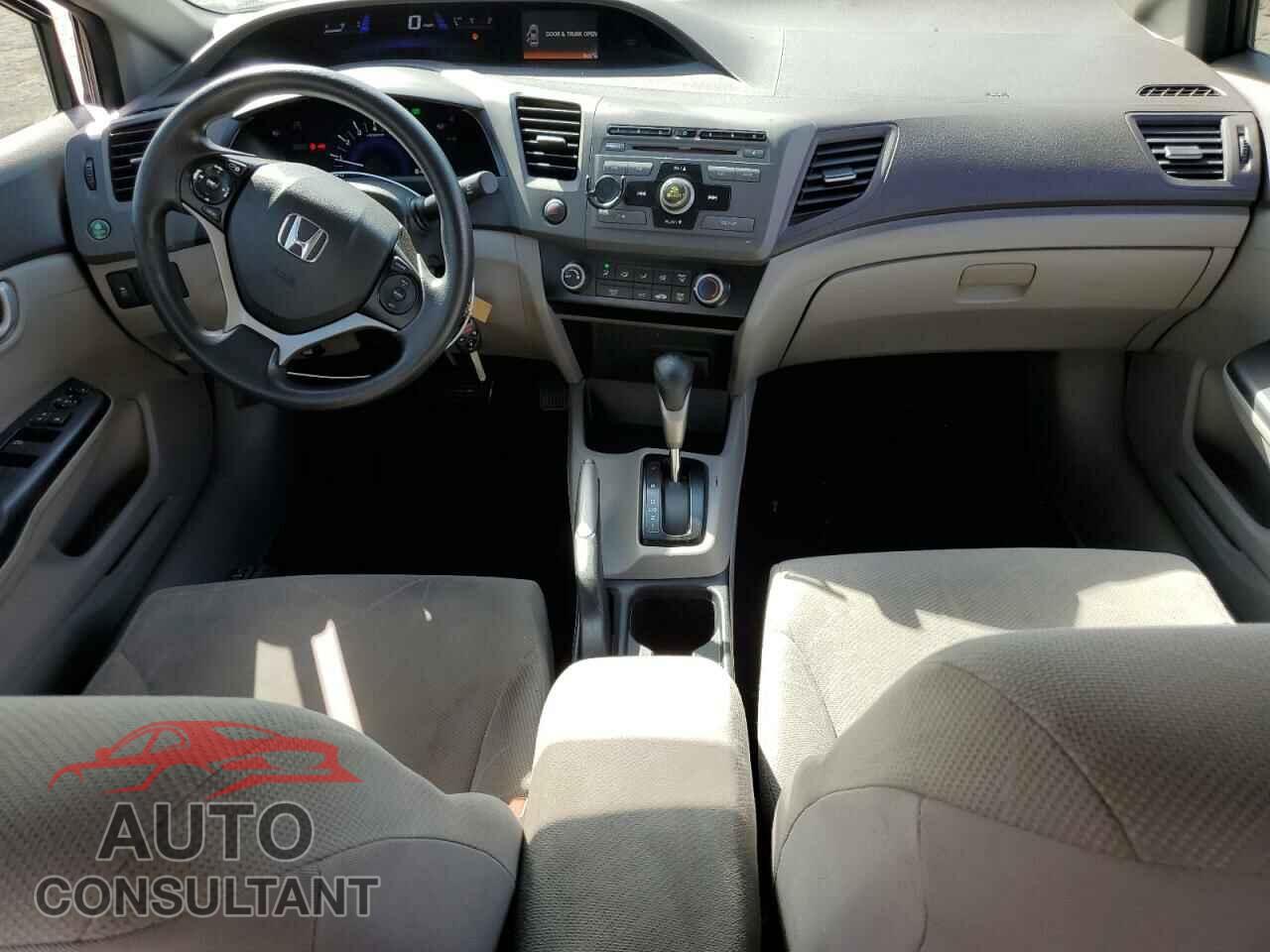 HONDA CIVIC 2012 - 19XFB2F52CE308222