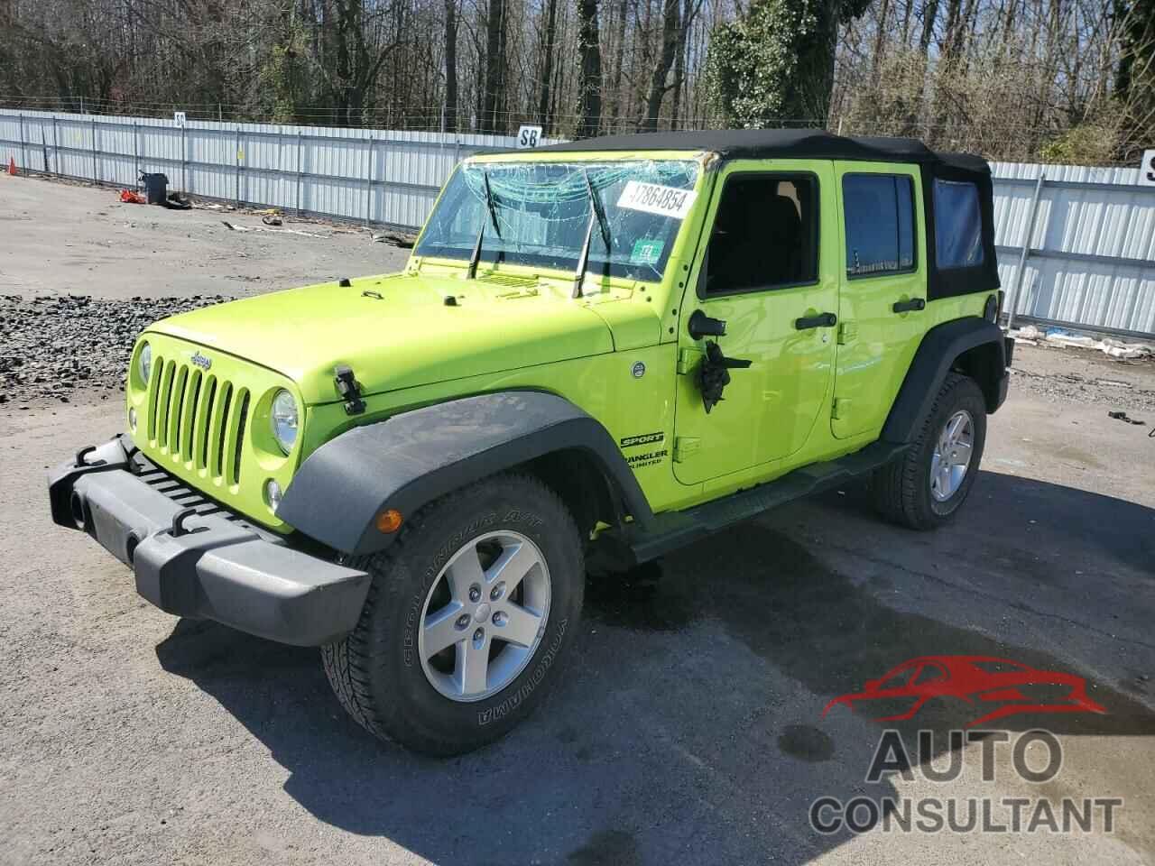 JEEP WRANGLER 2017 - 1C4BJWDG2HL544686