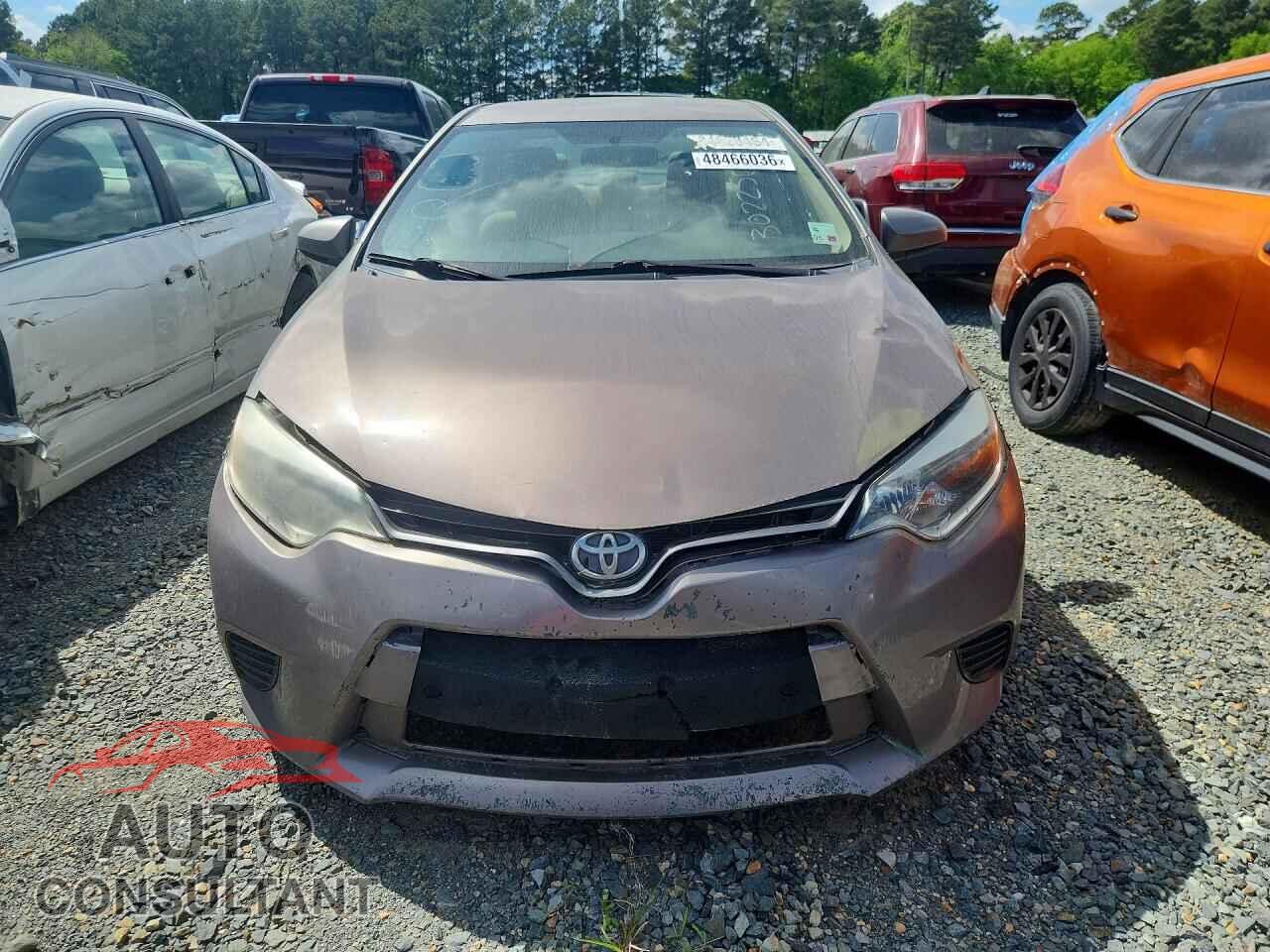 TOYOTA COROLLA 2015 - 2T1BPRHEXFC302256