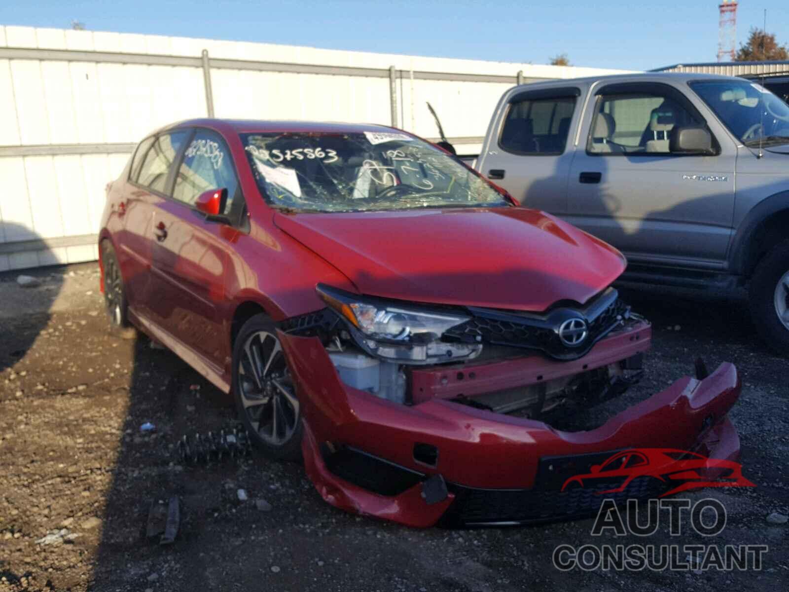 TOYOTA SCION 2016 - JTNKARJE3GJ520097