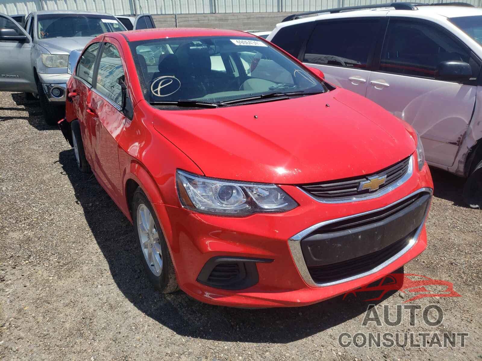 CHEVROLET SONIC 2020 - 1G1JD5SBXL4122536
