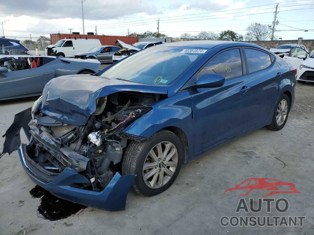 HYUNDAI ELANTRA 2016 - KMHDH4AE4GU621428