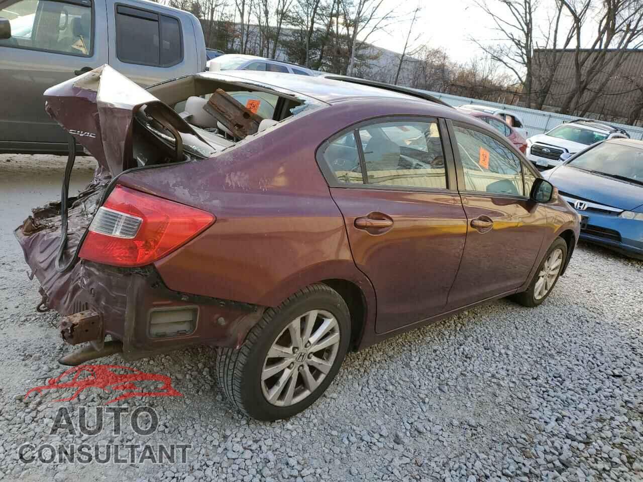 HONDA CIVIC 2012 - 2HGFB2F86CH592714