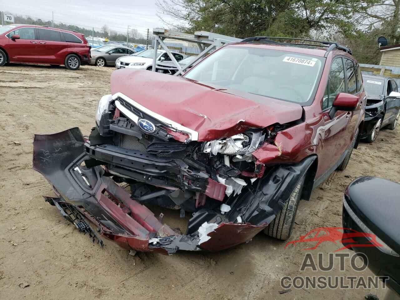 SUBARU FORESTER 2017 - JF2SJAEC0HH414621