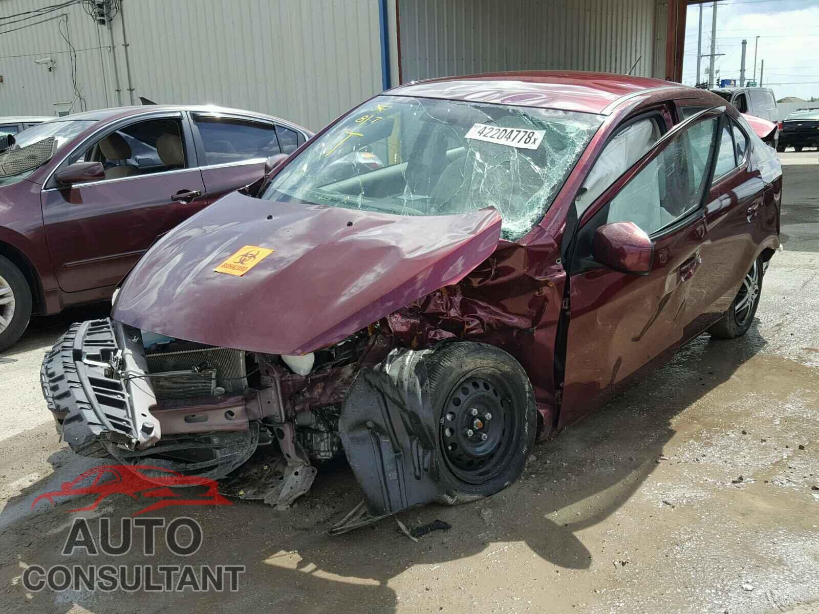 MITSUBISHI MIRAGE 2017 - ML32F3FJ9HHF10827