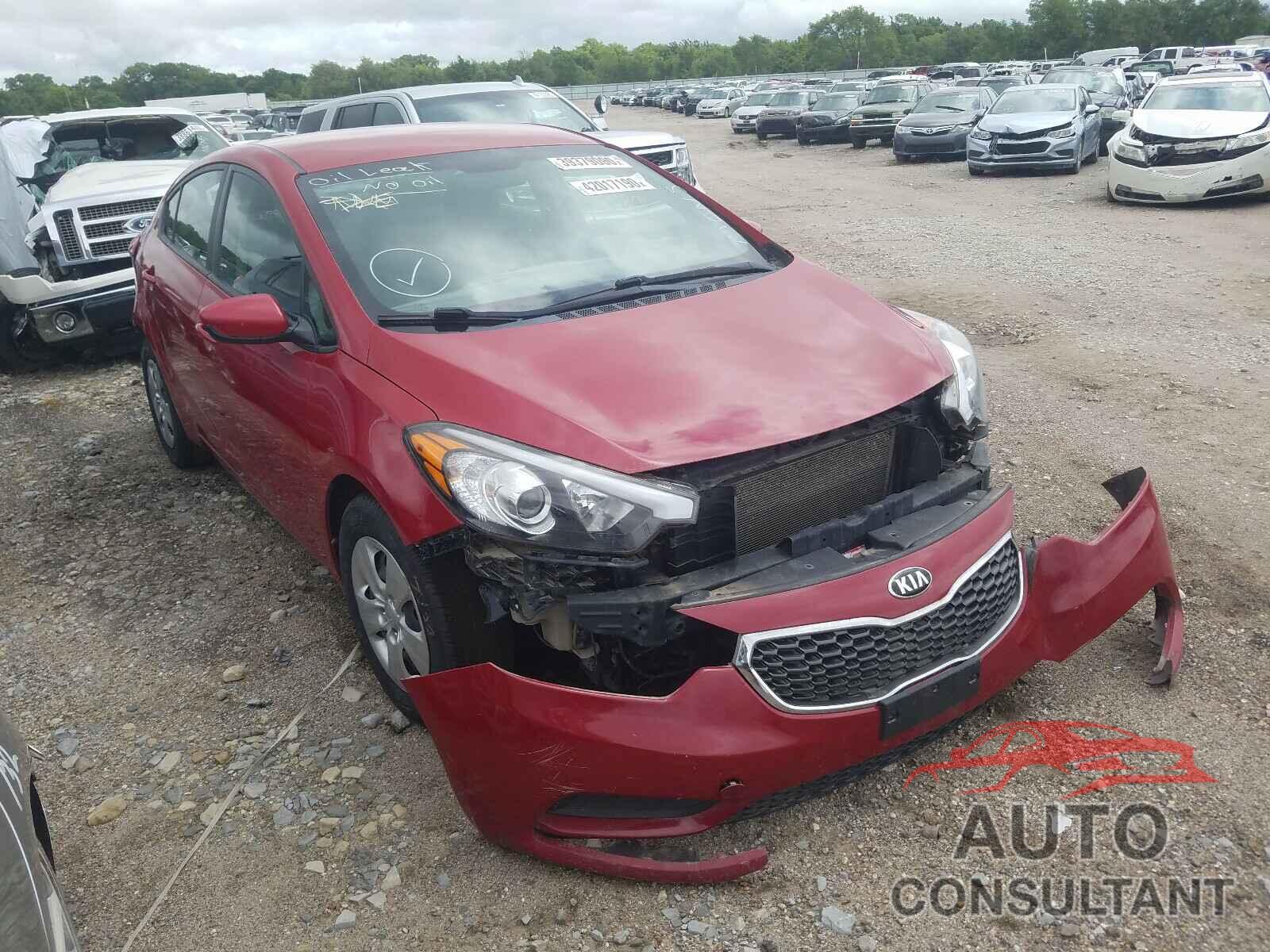 KIA FORTE 2016 - KNAFK4A6XG5566546