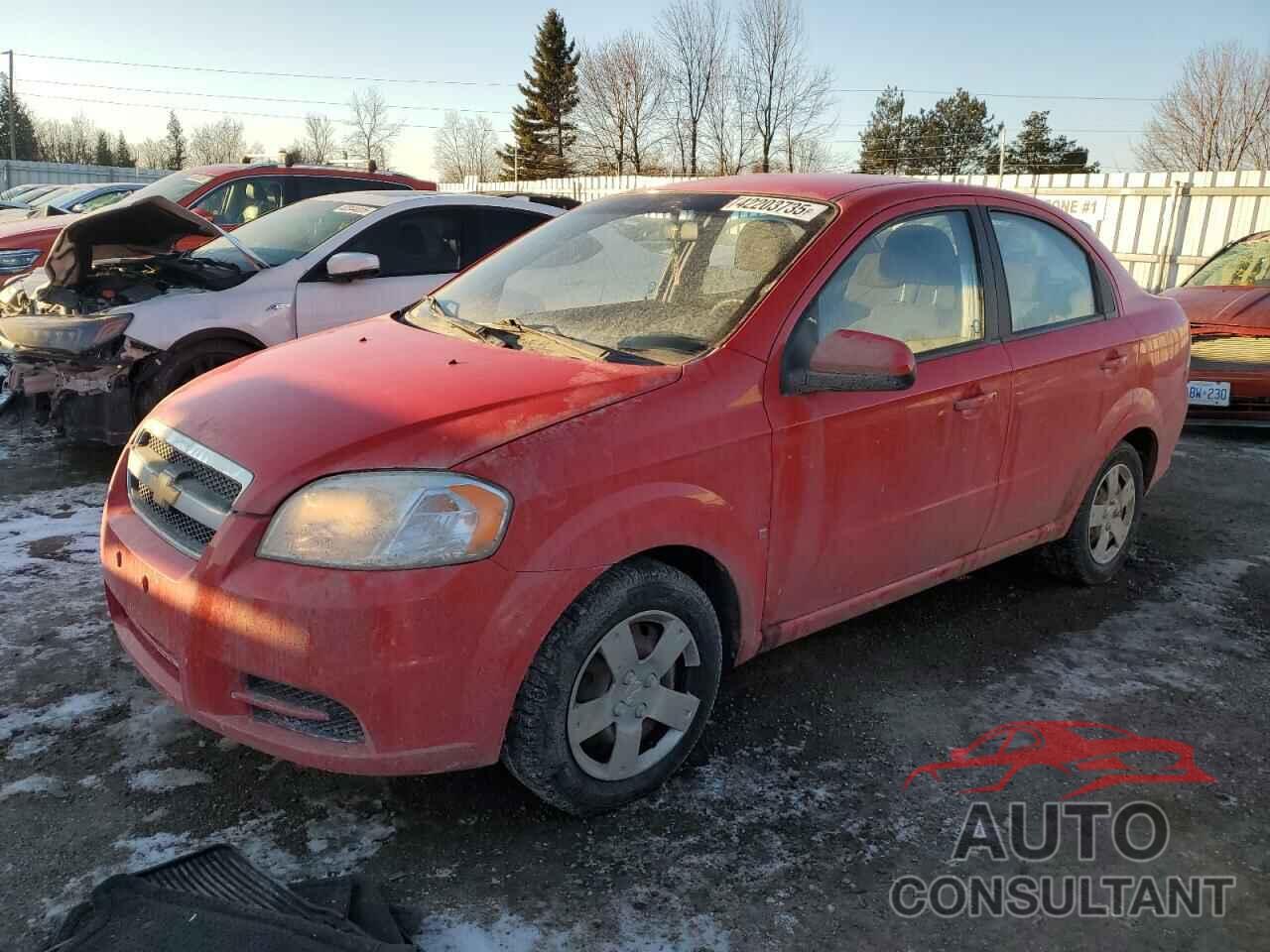 CHEVROLET AVEO 2009 - KL1TV55E59B392353
