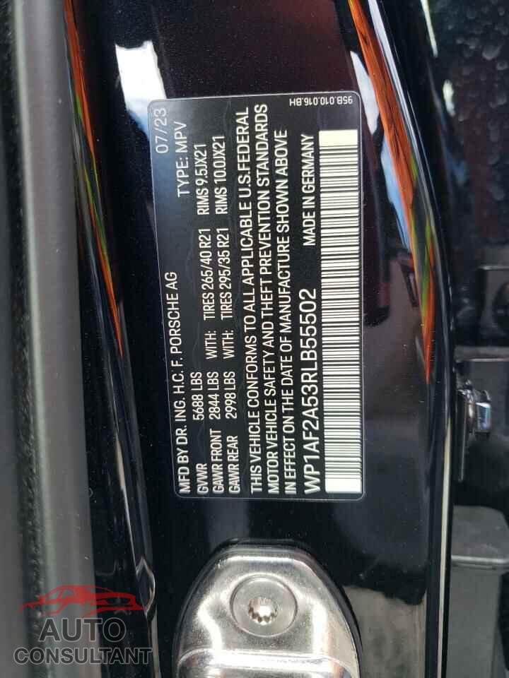 PORSCHE MACAN 2024 - WP1AF2A53RLB55502