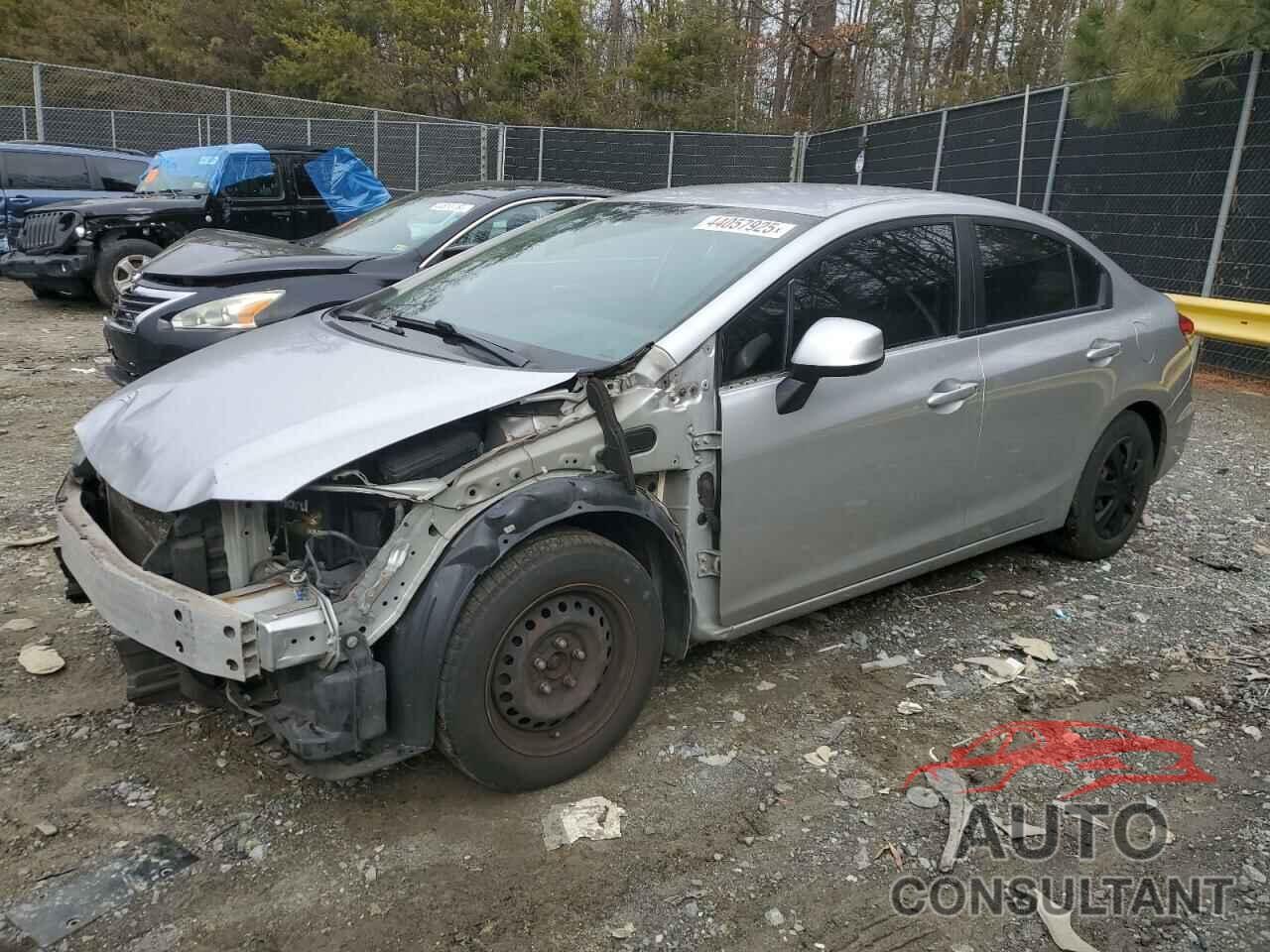 HONDA CIVIC 2013 - 19XFB2F56DE225930