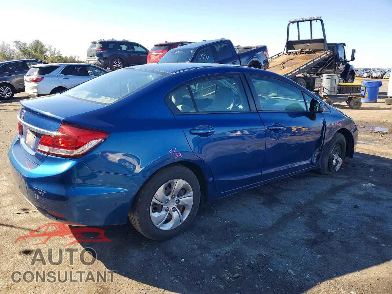HONDA CIVIC 2013 - 19XFB2F55DE292521
