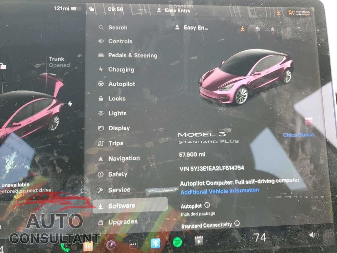 TESLA MODEL 3 2020 - 5YJ3E1EA2LF614754