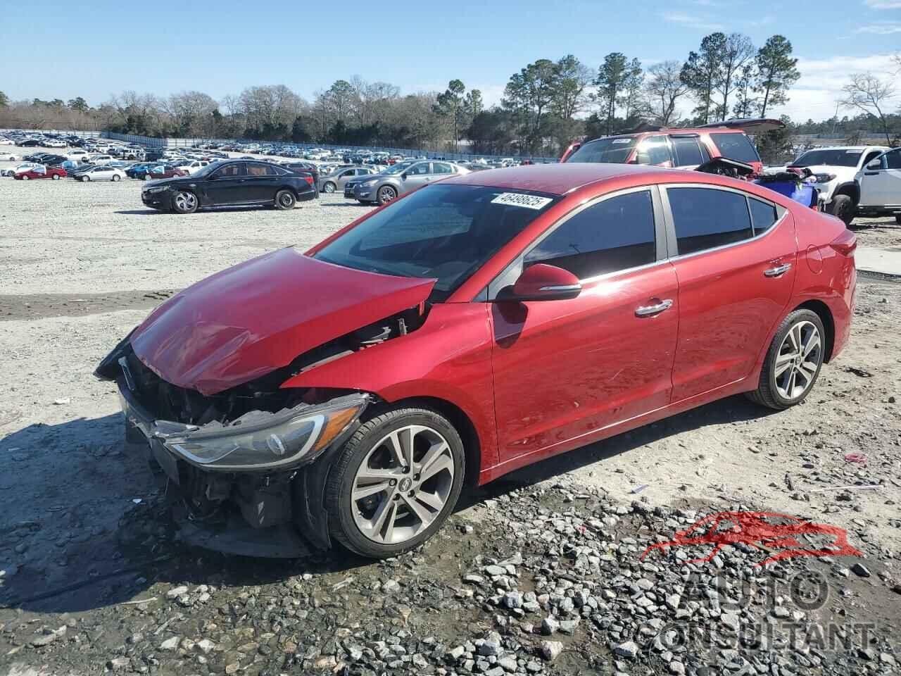 HYUNDAI ELANTRA 2017 - KMHD84LF9HU227396
