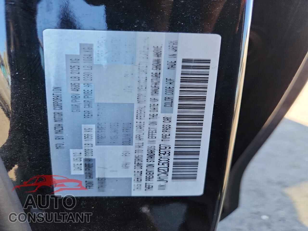 MAZDA 5 2012 - JM1CW2DL5C0139797