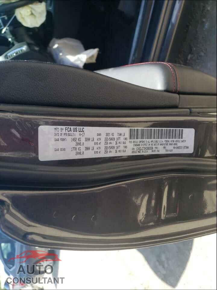 DODGE DURANGO 2017 - 1C4SDJCT2HC883330