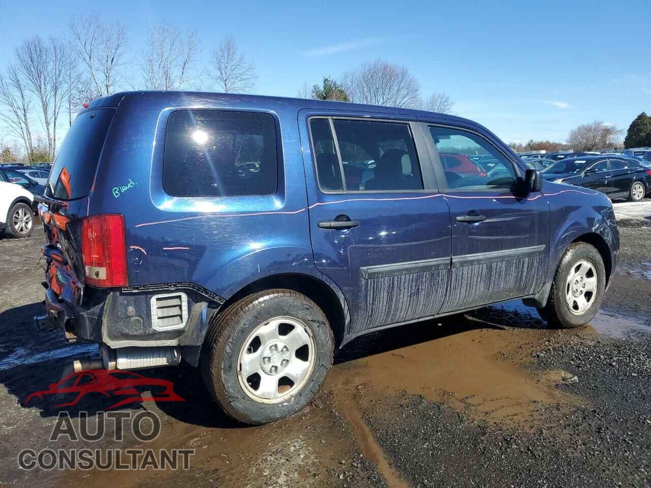 HONDA PILOT 2013 - 5FNYF4H27DB081679