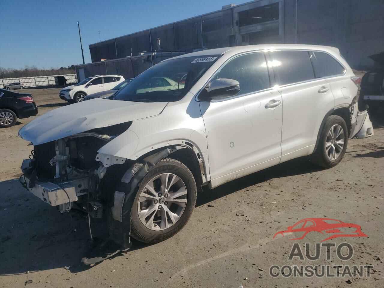 TOYOTA HIGHLANDER 2016 - 5TDBKRFH8GS339097