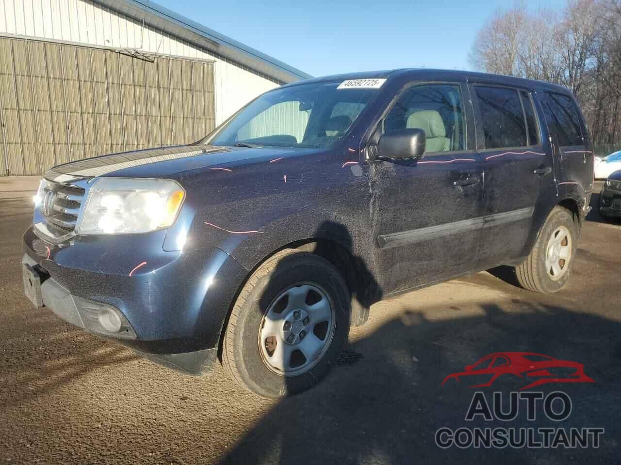 HONDA PILOT 2013 - 5FNYF4H27DB081679