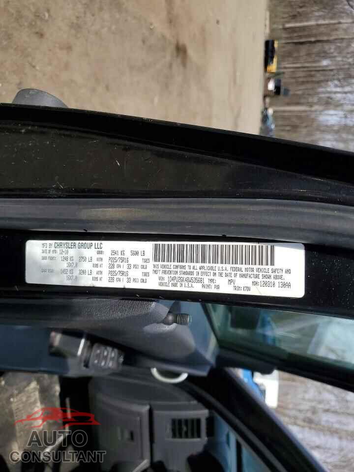 DODGE NITRO 2011 - 1D4PU2GK4BW535681