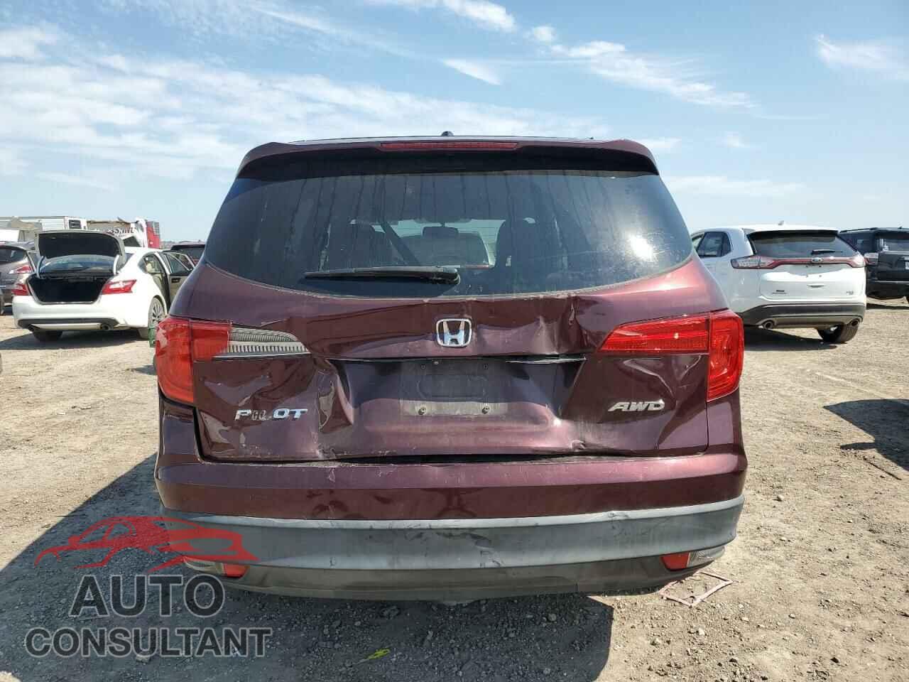 HONDA PILOT 2016 - 5FNYF6H80GB005239