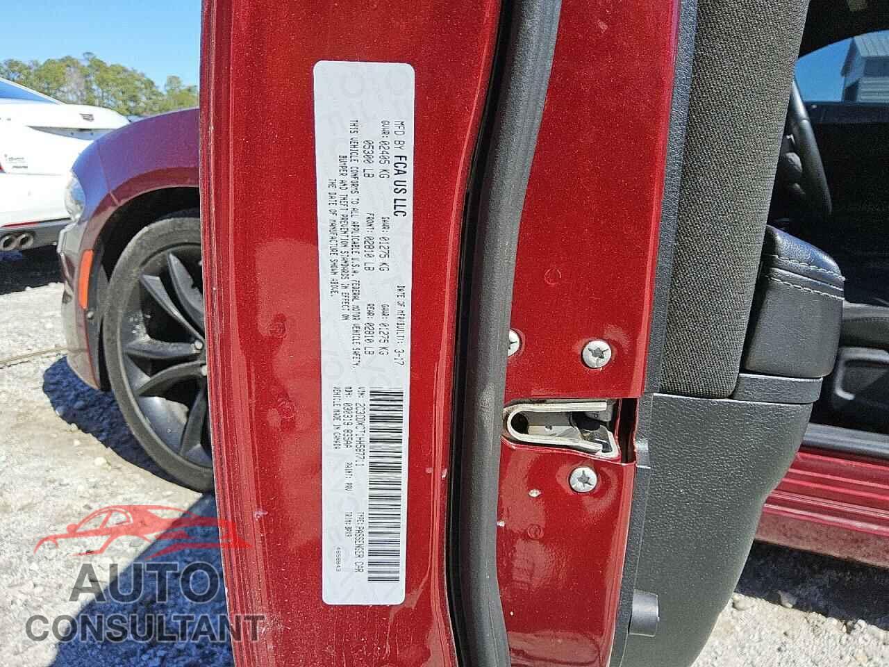 DODGE CHARGER 2017 - 2C3CDXCT1HH587711