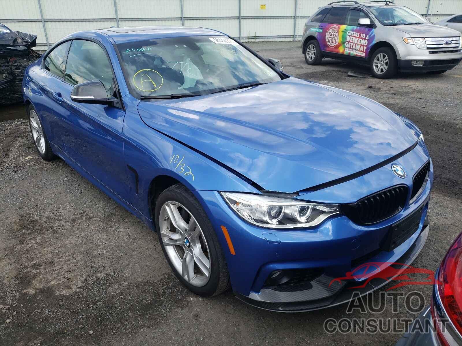 BMW 4 SERIES 2017 - WBA4R9C50HK878561