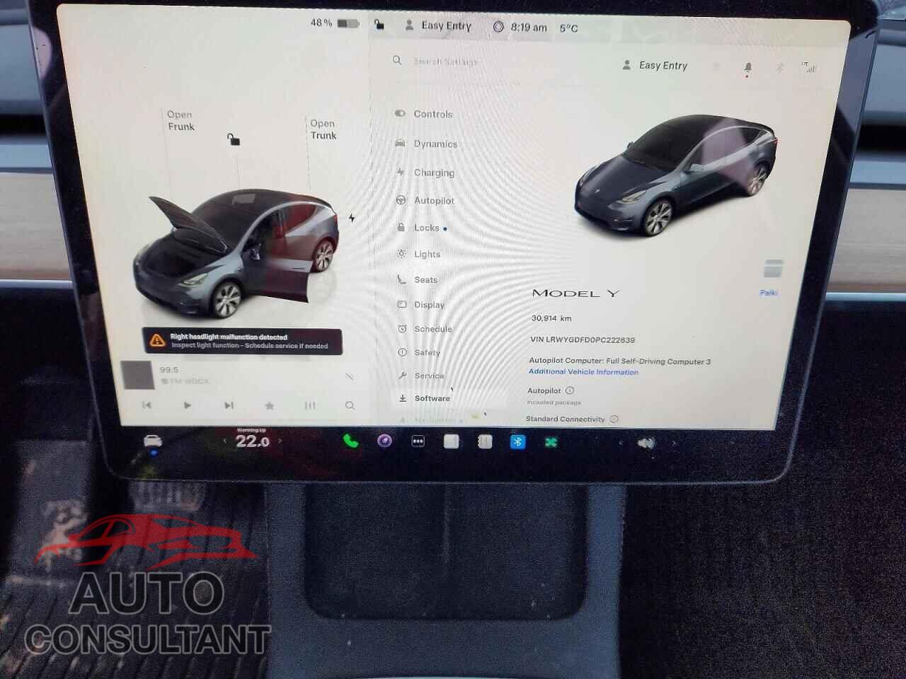 TESLA MODEL Y 2023 - LRWYGDFD0PC222639