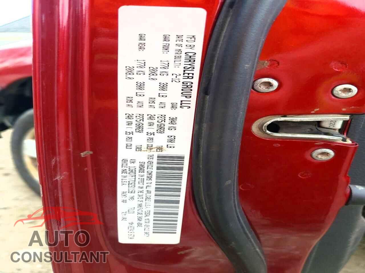 DODGE RAM 1500 2012 - 1C6RD7FT7CS231158